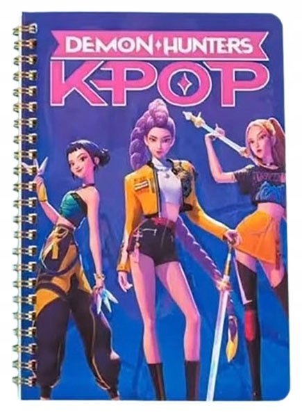 ZESZYT notes NOTATNIK dziecięcy 40k. KPOP DEMON HUNTERS dla dzieci dziecka
