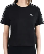 Koszulki i topy damskie - Kappa Kappa Inula T-Shirt 309090-19-4006 czarne L - miniaturka - grafika 1