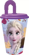 Kubki dla dzieci - Kubek Bidon ze słomką 430ml Kraina Lodu II Frozen - miniaturka - grafika 1