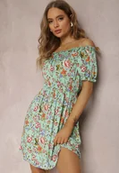 Sukienki - Miętowa Sukienka Asoiche - Renee - miniaturka - grafika 1