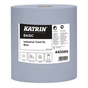 Katrin Basic czyściwo papierowe XL Blue 445569 2 rolki - Ręczniki papierowe - miniaturka - grafika 1