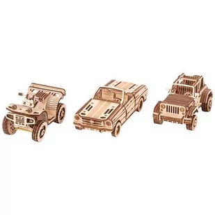 Zabawka drewniana WOOD TRICK Modern Machinery 3D Autoset WDTK079 (264 elementy) - Zabawki interaktywne dla dzieci - miniaturka - grafika 1