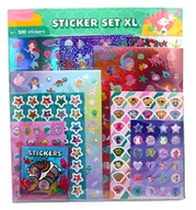 Szkolne artykuły papiernicze - Duży zestaw naklejek Syrenki XL - 10 arkuszy - miniaturka - grafika 1