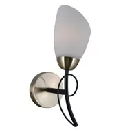 Lampy ścienne - Italux Kinkiet CRISTINA czarny mat 1x40W E27 - miniaturka - grafika 1