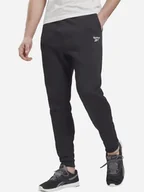Spodnie sportowe męskie - Spodnie dresowe męskie Reebok Identity Smal 100065295 2XL Czarne (4066751106695) - miniaturka - grafika 1