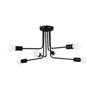 Lampy sufitowe - Żyrandol NORAH 6 czarny SOLLUX LIGHTING - miniaturka - grafika 1