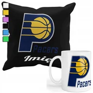 Gadżety dla niej i dla niego - ZESTAW KUBEK + PODUSZKA Z POSZEWKĄ- PREZENT DLA FANA NBA INDIANA + IMIĘ - miniaturka - grafika 1