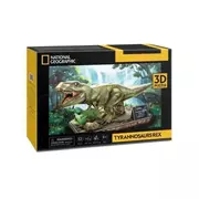 Puzzle - Puzzle 3D T-Rex National Geographic - Cubic Fun - miniaturka - grafika 1