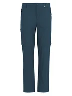 Odzież trekkingowa męska - Regatta Spodnie funkcyjne Zipp-Off "Travel Light" w kolorze granatowym - miniaturka - grafika 1