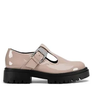 Półbuty damskie - Półbuty Jenny Fairy WS5865-10 Beżowy - miniaturka - grafika 1