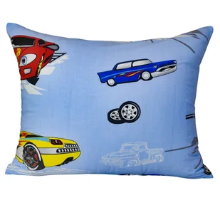 Poszewka Dziecięca 40x60 Bawełniana Auta Cars Niebieskie Wysoka Jakość Polski Producent - Pościel dla dzieci Poszewka Dziecięca 40x60 Bawełniana Auta Cars Niebieskie Wysoka Jakość Polski Producent - Pościel dla dzieci - miniaturka - grafika 1