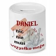 Skarbonki - Skarbonka Dla Daniela na Urodziny Idealny Prezent z Nadrukiem ze Zdjęciem - miniaturka - grafika 1