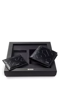 BOSS Męski GBBM_8cc_Card_case Gift_Set, czarny, czarny, jeden rozmiar - Torby męskie - miniaturka - grafika 1