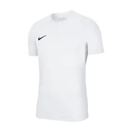 Koszulki sportowe męskie - Koszulka Męska NIKE Dry Fit SS - biała - miniaturka - grafika 1