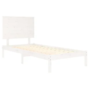 Lumarko Rama łóżka, biała, lite drewno sosnowe, 90x200 cm - Łóżka - miniaturka - grafika 5