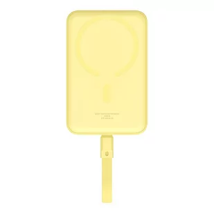 Baseus Magnetic Mini 10000mAh 20W MagSafe Żółty - Powerbanki - miniaturka - grafika 1