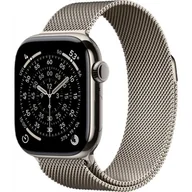 Smartwatch - Apple Watch 11 GPS + Cellular 42mm koperta z tytanu Naturalny bransoleta mediolańska Naturalny - miniaturka - grafika 1