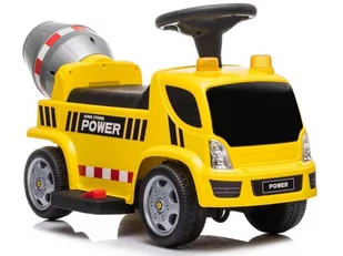 Lean Cars Jeździk na Akumulator GTS6688-D Betoniarka żółta 9178 - Pojazdy elektryczne dla dzieci - miniaturka - grafika 3