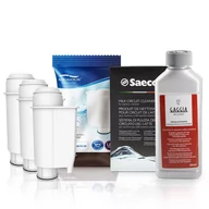 Akcesoria i części do ekspresów do kawy - Zestaw Gaggia Aqualogis AL-Inte+ 3szt, Saeco CA6705/60 Środek do Obiegu Mleka, GAGGIA Odkamieniacz 250ml - miniaturka - grafika 1