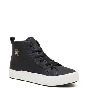 Tommy Hilfiger Skórzane trampki - Trampki damskie - miniaturka - grafika 1