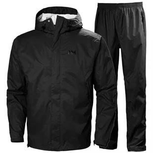 Helly Hansen Loke, komplet przeciwdeszczowy, męski, czarny - Pozostała odzież narciarska - miniaturka - grafika 1