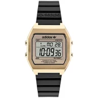 Zegarki męskie - Złoty zegarek adidas Originals Street Digital Two  AOST22075 - miniaturka - grafika 1