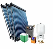 Kolektory słoneczne - WEBER Zestaw solarny 3 X SR 22 rurowe bez zaobnika - miniaturka - grafika 1