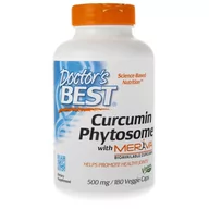 Przeziębienie i grypa - Doctor's Best Doctor's Best Curcumin Phytosome Meriva 500 mg - 180 kapsułek - miniaturka - grafika 1