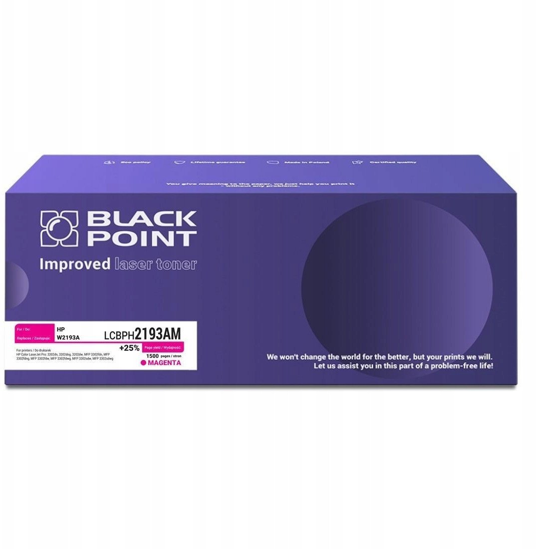 [LCBPH2193AM] Toner Black Point Color HP W2193A
