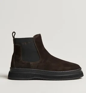 GANT BLISTOWN SZTYBLETY MĘSKIE BRĄZOWE SKÓRZANE 43 JJA - Botki męskie - miniaturka - grafika 1