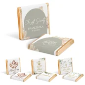 Bombonierki i czekoladki - CZEKOLADKI z imieniem podziękowanie dla gości Chrzest Święty Wzory 10 szt. - miniaturka - grafika 1