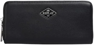 REPLAY Damski portfel na akcesoria podróżne FW5376, 0098 Black, 0098 Czarny, jeden rozmiar - Portfele - miniaturka - grafika 1