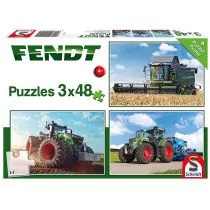 Schmidt Spiele puzzle 56221 części Standard 3 X 48 Fendt 1050/724 Vario/6275l 56221 - Puzzle - miniaturka - grafika 2