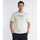 Koszulki męskie - Gant T-shirt | Regular Fit - miniaturka - grafika 1