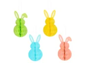 Wielkanoc - Zawieszki Zajączki - 4 szt. - miniaturka - grafika 1