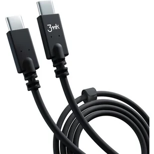 Kabel USB Typ C - USB Typ C 3MK Hyper Cable 100W 1 m Czarny - Kable USB - miniaturka - grafika 1