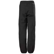 Spodnie i spodenki dla chłopców - Helly Hansen Spodnie przeciwdeszczowe dla dzieci, uniseks, czarny, 8 - miniaturka - grafika 1