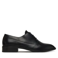 Półbuty męskie - Półbuty Calvin Klein Slim Ess Oxford Lth HM0HM01929 Czarny - miniaturka - grafika 1