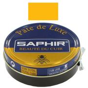 Środki do obuwia i ubrań - SAPHIR Pate de Luxe - Pasta do butów 50 ml Żółty Jaune 79 - miniaturka - grafika 1