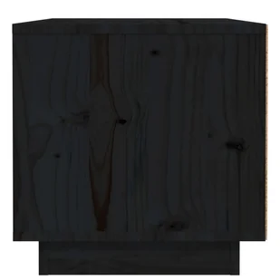 Lumarko Szafki nocne, 2 szt., czarne, 40x34x35 cm, lite drewno sosnowe - Szafki nocne - miniaturka - grafika 8
