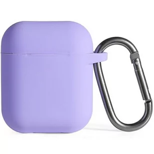 Etui na słuchawki BELINE Silicone do Apple AirPods 1/2 Fioletowy - Akcesoria do słuchawek - miniaturka - grafika 1