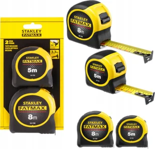 Stanley Dwupak miar FATMAX Blade Armor 5M i 8M, 32MM FMHT31725-0 - Inne urządzenia pomiarowe - miniaturka - grafika 1