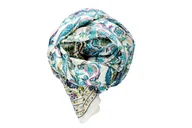 Apaszki i szaliki damskie - Szal Jedwabny Blue Vines - miniaturka - grafika 1