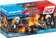 Figurki dla dzieci - Playmobil City Action 70907 Starter Pack Ćwiczenia straży pożarnej, od 4 lat 70907 - miniaturka - grafika 1