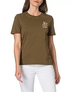 Koszulki i topy damskie - Superdry Damska koszulka wojskowa Narrative Tee T-Shirt - grafika 1