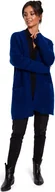 Swetry damskie - BeWear Kardigan damski Herwig BK034 granatowy L/XL - miniaturka - grafika 1