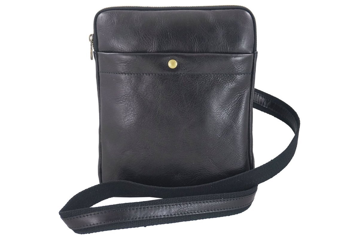 Barberini's, Torba męska z regulowanym paskiem, czarny