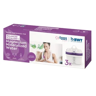 Wkład filtrujący wodę BWT Balanced Alkalized + Mg2+ - 3 sztuki - Wkłady filtrujące - miniaturka - grafika 1