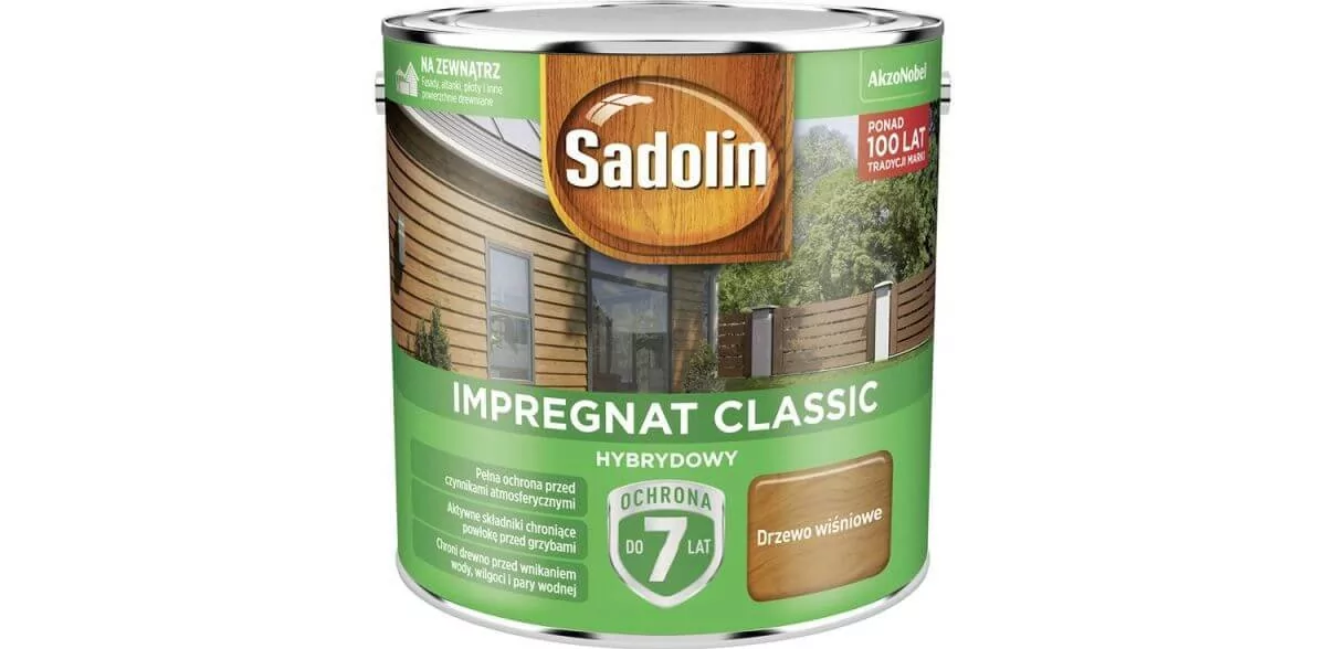 Sadolin Impregnat Classic , 2.5 l, Drzewo Wiśniowe