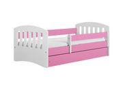 Łóżka dla dzieci i młodzieży - Łóżko dziecięce CLASSIC 1 160x80 różowe - miniaturka - grafika 1